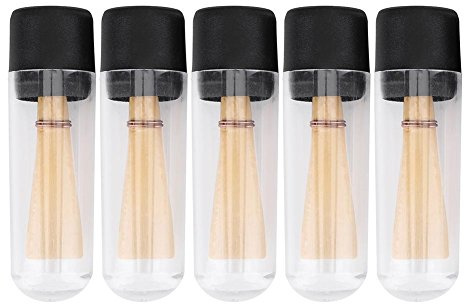 Bassoon Reeds Reed, 5 Pcs Bamboo Bassoon Reeds Medium with Case/Tube Instrument Bassoon Accessories