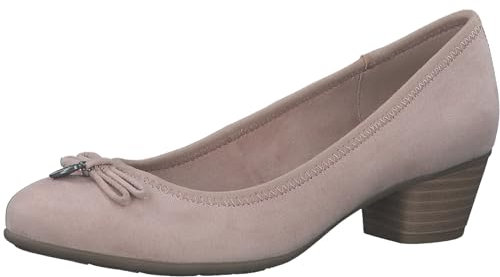 s.Oliver Damen Pumps mit Schleife Kleiner Absatz, Rosa (Rose), 40 EU