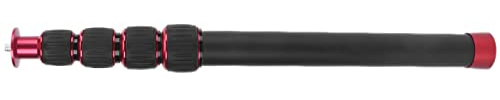 Asta di Prolunga per Treppiede Monopiede per Fotocamera Manbily LR-255 Lega di Alluminio Altezza Regolabile a 5 Sezioni, Sistema di Blocco della Manopola, capacità di Carico di 5