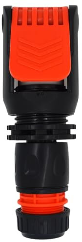 Universal Tap to Hose Connector UK Set with ABS Garden Hose Pipe Connector - Hozelock and Gardena Compatible - Easy to Fit - Fits 1/2 - 5/8 Pipe - Watertight Leak Proof Seal (Type 1)