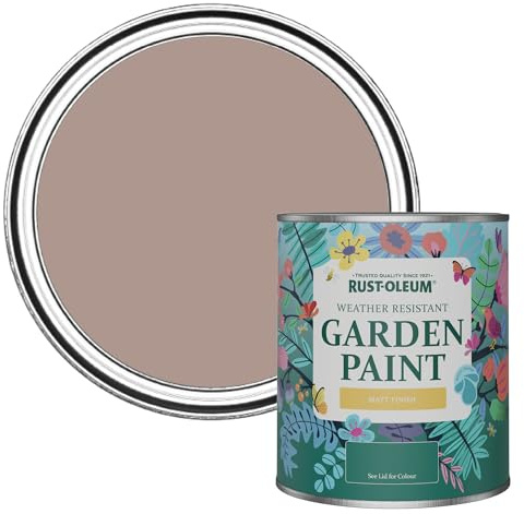 Rust-Oleum Pink Mould-Resistant Garden Paint in Matt Finish - Haversham 750ml