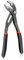 CCLIFE Wasserpumpenzange 175 mm Rohrzange aus Cr-V Stahl Pumpenzange mit Knopföffnung