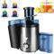 Centrifugal Juicers, 500ML Juicer Machine Fresh Fruit Machines with Anti-Drip & Anti-Slip Function, 400W Electirc Juice Maker, BPA-Free, Stainless Steel Filter, Easy to Clean