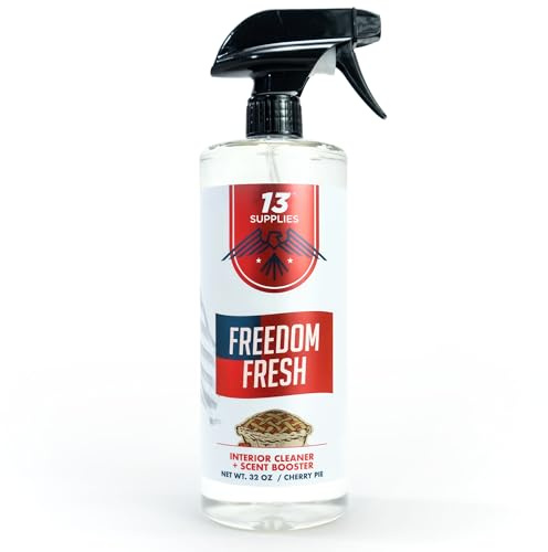 Premium Car Interior Cleaner Spray – Auto Cleaner for Headliner, Mats, Interior Vehicle Cleaning, Car Dashboard Cleaner Stain Remover, Restores Shine, Great Gift for Guys - Freedom Fresh Cherry Pie