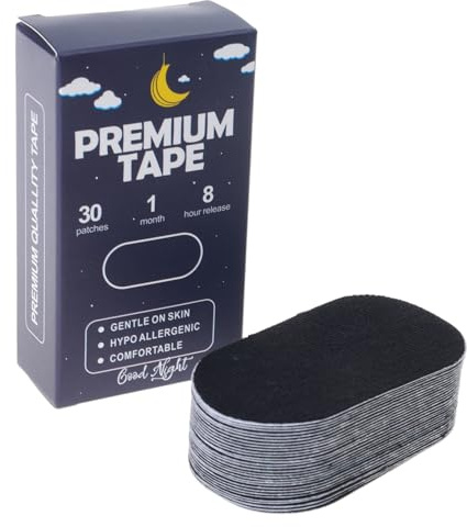 Snorvixre 1 juego de tiritas para dormir para eliminar suavemente los ronquidos y la banda protectora para el pulgar para la noche y el deporte, banda bucal de apoyo para