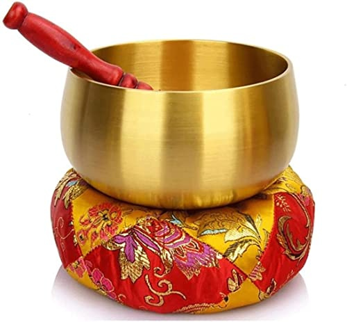 Handstämd klangskål, Tibetansk sångskål Hammered Nepal Yoga Meditation Stress Relief