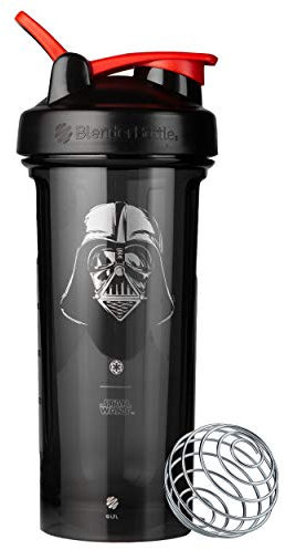BlenderBottle Star Wars Shaker Bottle Pro Series Perfect for Protein Shakes and Pre Workout, 28-Ounce, Darth Vader Helmet