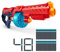 ZURU - XSHOT – Excel Turbo Fire – Pistole Pfeile Schaumstoff – Lieferung mit 48 Pfeilen – zieht bis zu 27 m – 36270-22