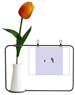 Hyacint blommor lila bra tulpan konstgjord blomma vas dekorationskort