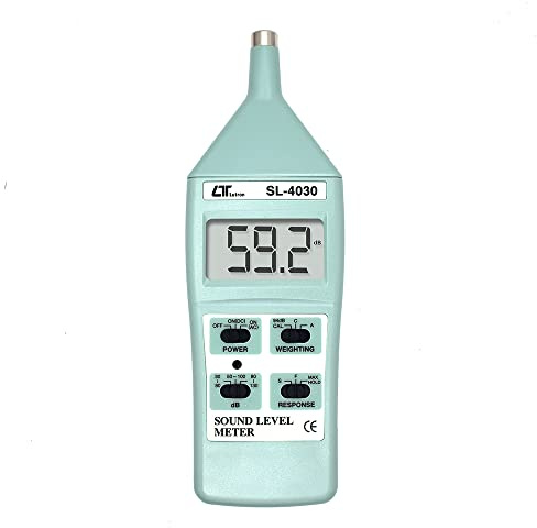 Class 2 Sound Level Meter (Range: 30 to 130dB) | Professional Decibel Meter | Decibel Meter Sound Level Reader | Noise Level Meter for Classroom Auditoriums | Model: SL-4030