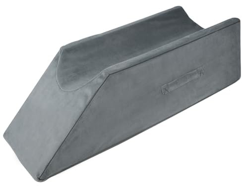 SWAWIS Almohada Piernas Dormir Almohada para Piernas Cojin Piernas Dormir Esponja Elástica Almohada Rodillas para Dormir, Favorece la Circulación Sanguínea, Azul Verdoso