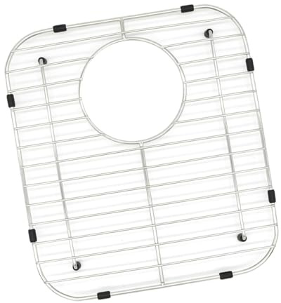 MagiDeal Grille de protection d'évier, grille d'évier, support d'évier, aucune installation, facile à nettoyer, grille de fond d'évier, support d'évier de, Trou de Drainage Latéral, 300x335mm
