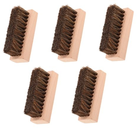 Cepillo para Pies de Piscina 5piezas Madera Caballo Limpiador