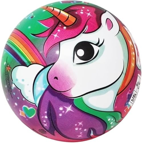 CUCUBA Pallone Bioball Unicorno per Pallamano Spiaggia Giardino 18cm