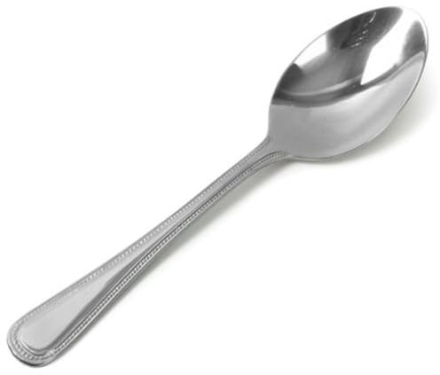 GenWare Bead Cutlery Dessert Spoons, Pack of 12