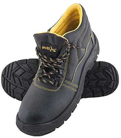 Reis BRYES-T-S1P_41 Yes - Calzado de seguridad (talla 41), color negro y amarillo