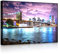 lightbox multicolor | Bild mit LED Hintergrundbeleuchtung | New York Skyline mit Brooklyn Bridge | 80x60 cm | Front Lighted