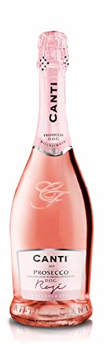 Canti Prosecco D.O.C. Rose Millesimato, Fresh and Sweet Taste, 750 ml