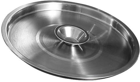 UPKOCH Stainless Steel Pot Lid 8.86 Inch Universal Pan Cover Spill Stopper Dustproof Metal Lid for 19-22Cm Diameter Pots Bowls Kitchen Cooking