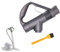 CLKE Vacuum Cleaner Wand Handle, Vacuum Cleaner Replace Handle for Dyson, Iron Wand Handle, Compatible with Dyson DC19 DC23 DC26 DC29 DC32 DC36 Series,Vacuum Hoover, Control Handle
