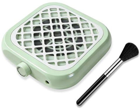 Aspiratore Unghie Professionale 18W con Filtro Riutilizzabile -Collettore di polveri per unghie, Aspirazione Regolabile, Aspirapolvere per Manicure per lucidatura unghie acriliche e uso domestico