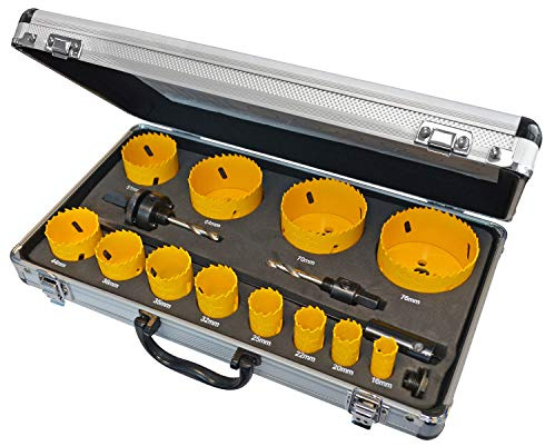 Faithfull Holesaw Kit 16PC - Universal
