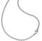 Zeeme Stainless Steel Unisex Halskette Edelstahl Glänzend grau 389050015
