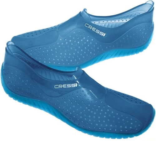 Cressi Water Shoes - Adult Shoes for All Types of Water Sports Activities, Blue, 5.5/UK