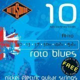 Rotosound RH10 Roto Blues electric guitar strings 10-5 light top heavy bottom (2 PACKS)