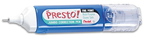 Presto! Multipurpose Correction Pen, 12 ml, White, Sold as Pack of 6