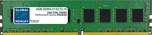 4GB DDR4 2133MHz PC4-17000 288-PIN DIMM MEMORY RAM COMPATIBLE WITH PC DESKTOPS/MOTHERBOARDS