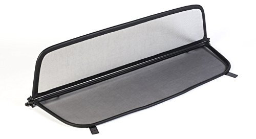 GermanTuningParts Windschott für Mercedes A207 - Klappbar - mit Schnellverschluss – Schwarz | Windabweiser | Windblocker | Wind Deflector