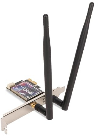WiFi 6 AX1800 PCIe NIC-adapter, Dual Band 2,4GHz 5,8GHz, High Speed ​​Transmission,Chipset, High Gain-antenner, BT 5.2, för10 11