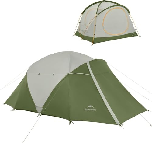 NaturehikeTente familiale KOTA pour 4 à 6 Personnes, Tente Pop-up, Tente de Camping Automatique, Tente de Camping étanche PU3000mm pour Voyages en Camping-Car et Vacances à la Plage