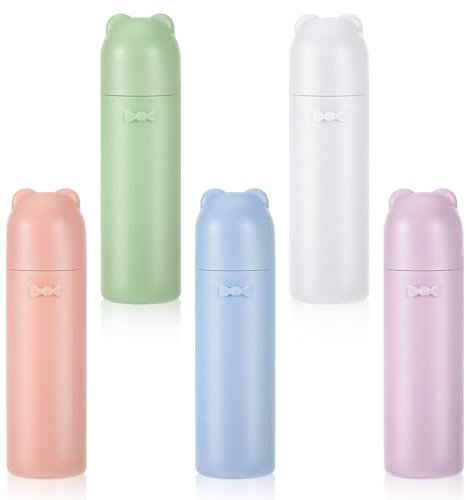 oruola 5pcs Contact Lens Remover Tool,Silicone Contact Lens Applicator Tool,Portable Daily and Monthly Hard Lenses Tools,Hygienic Suction Holder for Daily Use,Travel,and Outdoor Exercise,5 Colors