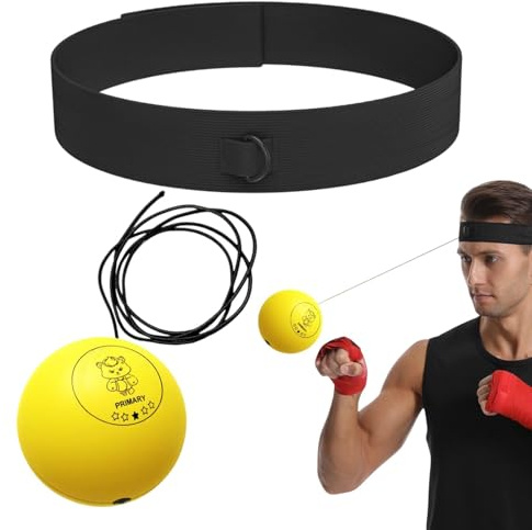 Faustball Mit Kopfband, Reflexkugel Zum Stanzen, Multifunktionales Befestigungsset, Trainingsausrüstung Für Erwachsene, Trainingsgerät Boxer Mit Banger Für