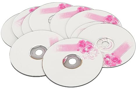 Discos en de CD R, 52x 730MB de Disco Grabable CDS en para Almacenar Imágenes Digitales Datos de Música (10PCS)