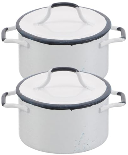 UPKOCH 2 Utensilios de Cocina en Miniatura para casa de muñecas: minicacerola a Escala 1:12 para Simular Cocina - Accesorios para minicasas y Juegos de Cocina Decorativos