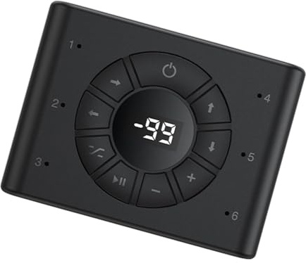 osiuujkw Bärbar kompakt bladvändare med fjärrkontroll Upptäck smart trådlös rullning med användarvänlig LED-skärm Automatisk bladvändare för webbläsare Vuxna Present, för 3 telefoner, 8x6x1.6 cm