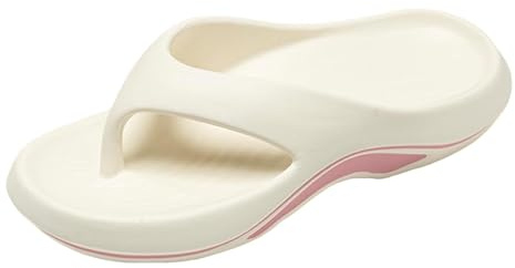 Sandales à enfiler confortables avec semelle épaisse pour l'extérieur, la plage, les vacances, les voyages, les séparateurs d'orteils, vêtements de loisirs pour femme
