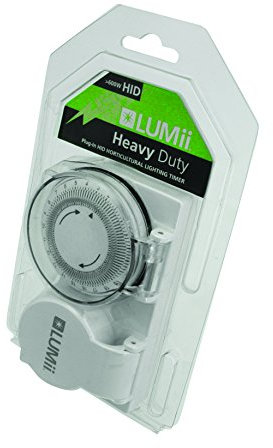 LUMII 24 Hour Heavy Duty Timer with UK Plug, White, S