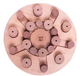 My Intelligent Pets Mandala & Star Giocattolo intelligente per cani Distributore di Dolcetti Interattivo Giocattolo per Cuccioli, giochi di Attivazione Mentale per Cani Puzzle Interattivo