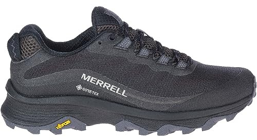 Merrell Moab Speed GTX, Zapatillas Mujer, Black/Asphalt, 40 EU