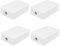Create idea Lot de 4 boîtes de jonction en ABS - 55 x 35 x 15 mm - Étanche - Pour projets électroniques - Blanc