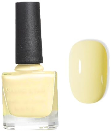 Yellow Nail Polish - Butter Yellow Nail Varnish - Quick Dry & Long Lasting Lemon Nail Varnish - Water Based Breathable Sunshine Nail Polish for Women DIY Manicure