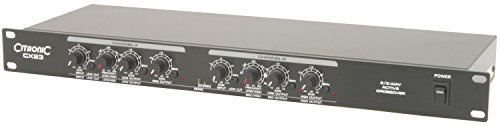 CITRONIC AVL324 CX23 2/3-WAY ACTIVE CROSSOVER FREQUENCY SPLITTER, 19'' RACK MOUNTABLE & BUTTERWORTH FILTER