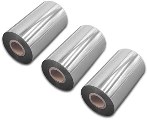 vhbw 3x wischfest Thermotransfer-Band schwarz 110mm 300m kompatibel mit Drucker Etikettendrucker Zebra Z6M, Z6M+, ZM400, ZM600, ZT220, ZT230