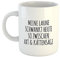 Hellweg Druckerei Huuraa Kaffeetasse Laune schwankt zwischen Axt und Kettensäge Geschenk Idee Keramik 330ml Kaffee-Becher mit Spruch