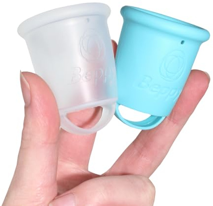 Combo Ocean - Beppy Copa menstrual pack de dos| Copas menstruales sin fugas | Copa menstrual de silicona médica | Beppy Cups