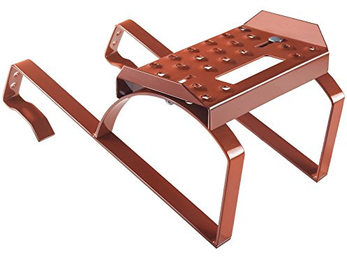 Dachtritt ziegelrot RAL 8004 | Einzeltritt, Steigtritt, Lauftritt, Gitterrost, Komplett Set